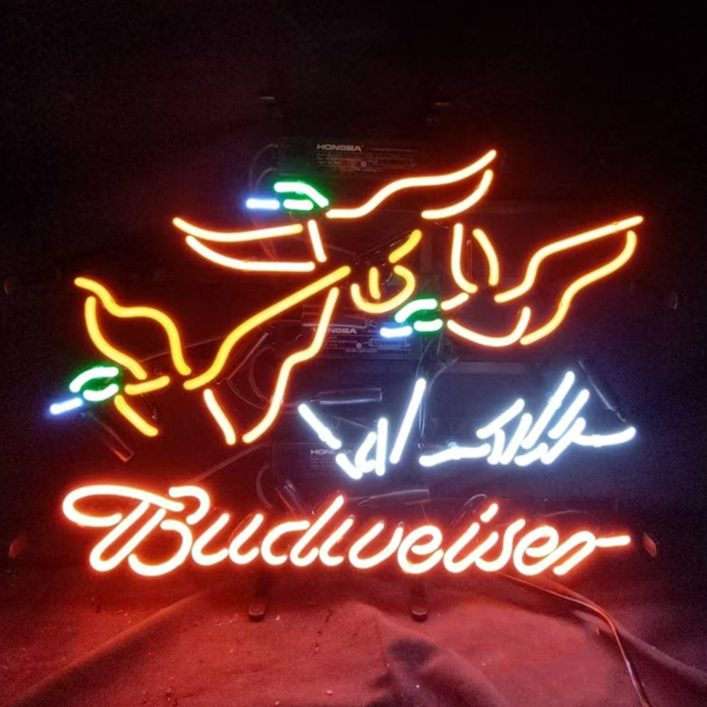 Neon Signs Land Neon Signs Pheasant Hunter Budweiser Neon Signs Light
