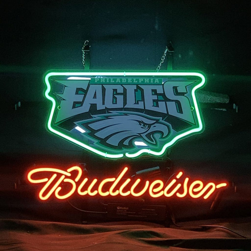 Neon Signs Land Neon Signs Philadelphia Eagles Budweiser Neon Signs