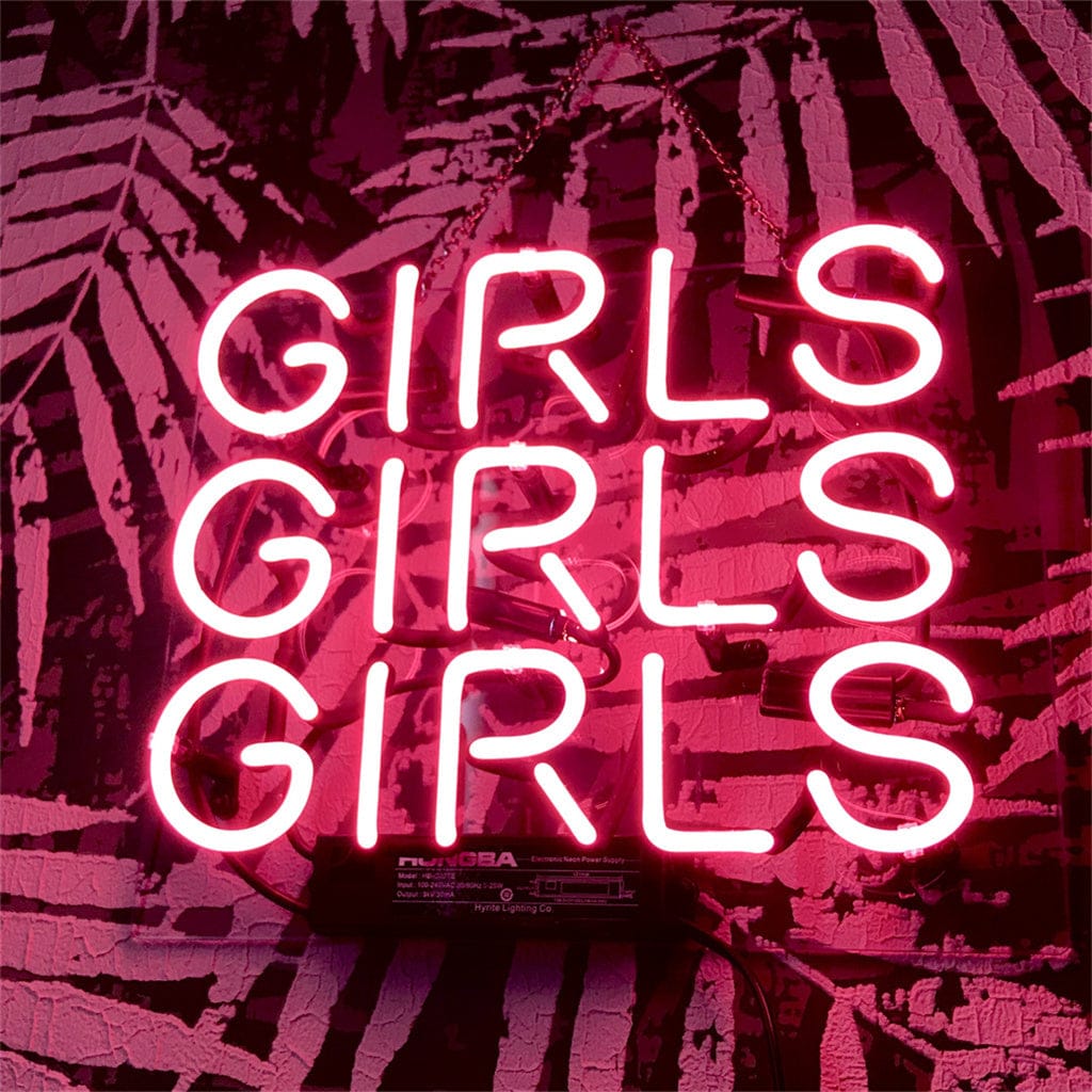 Neon Signs Land Neon Signs Pink Girls Girls Girls Neon Signs