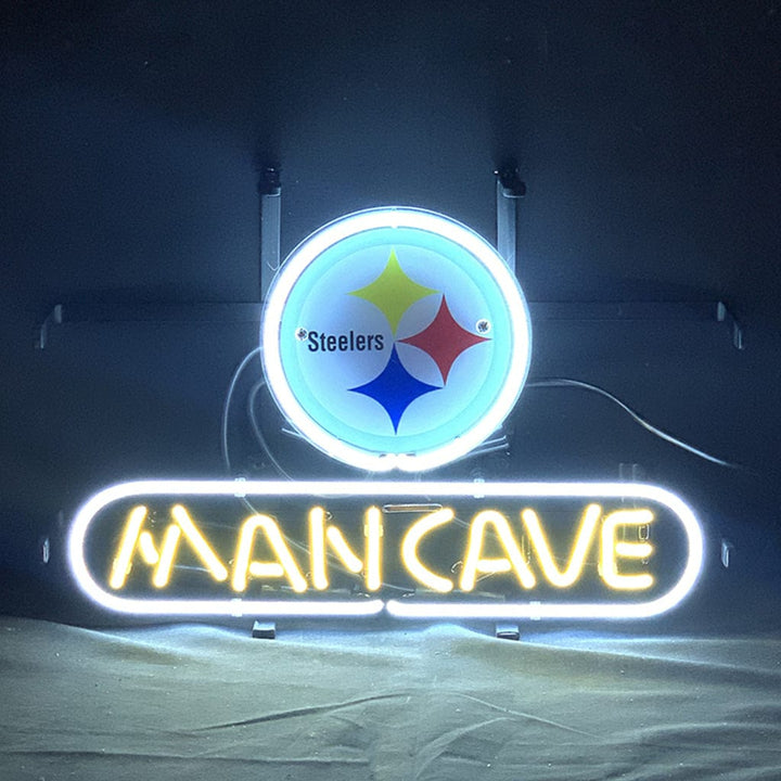 Neon Signs Land Neon Signs Pittsburgh Steelers Football Man Cave Neon Signs