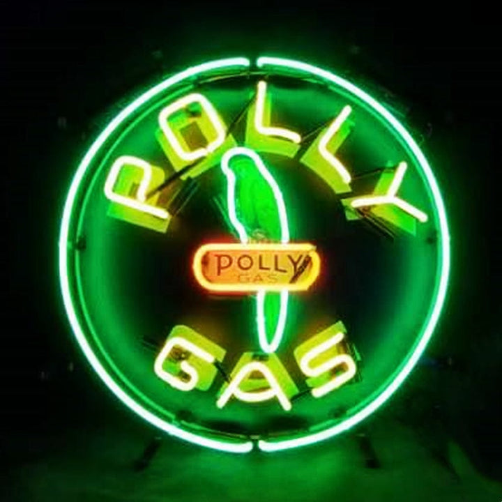 Neon Signs Land Neon Signs Polly Gas Parrot Neon Sign Light
