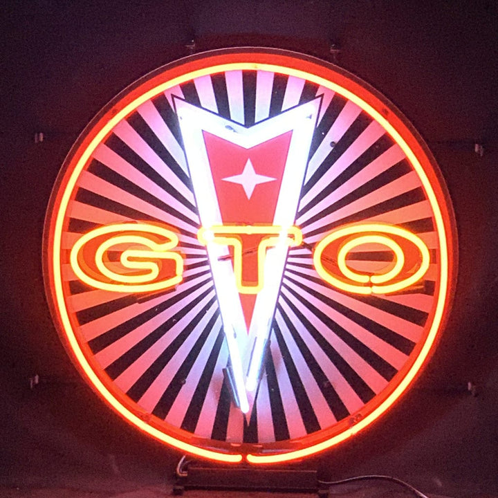 Neon Signs Land Neon Signs Pontiac GTO Auto Car Neon Signs