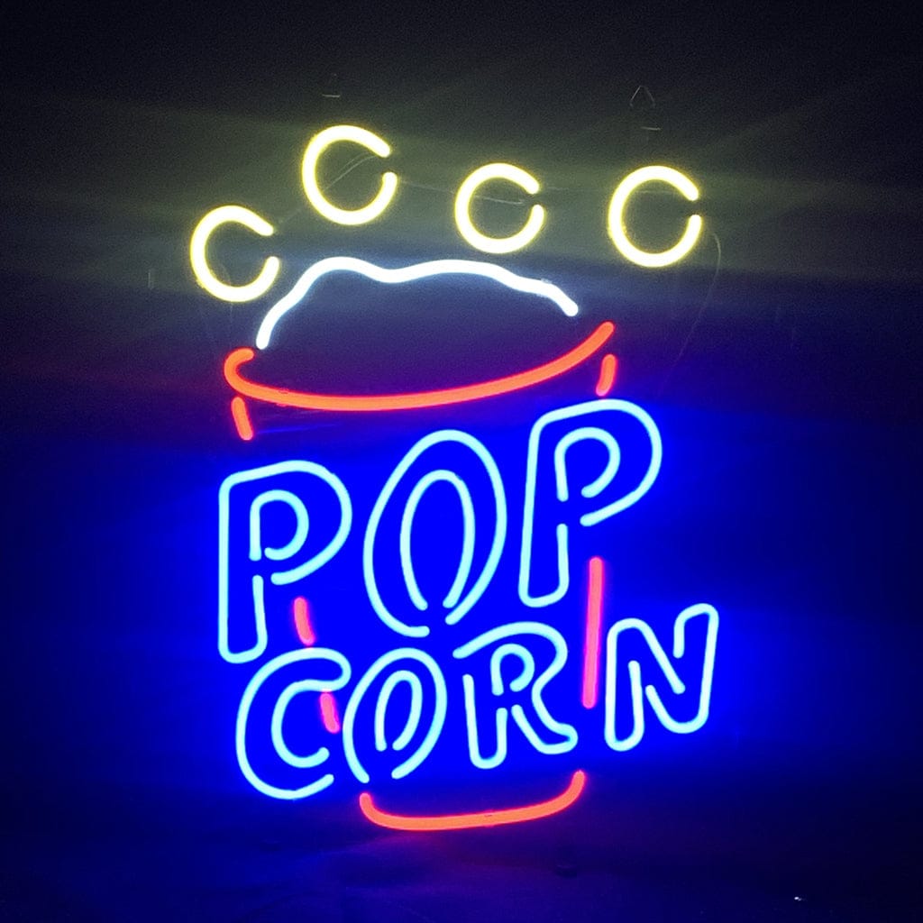 Neon Signs Land Neon Signs Popcorn Cup Neon Light Sign