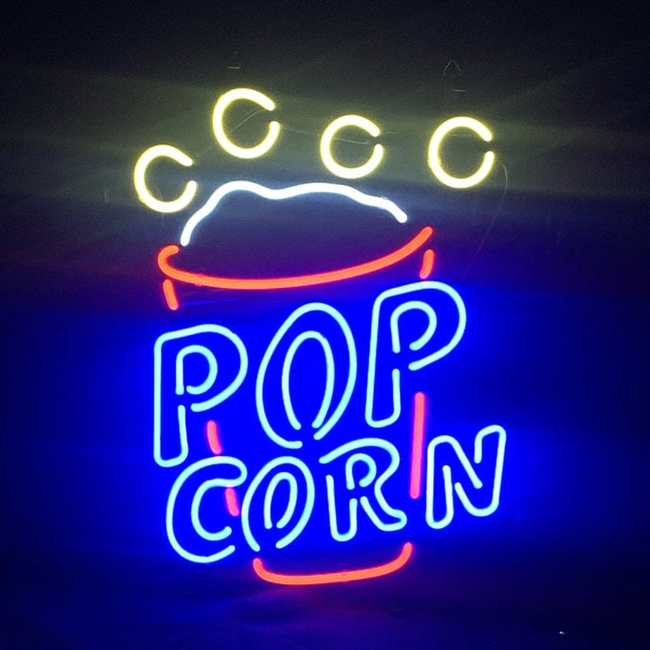 Neon Signs Land Neon Signs Popcorn Cup Neon Light Sign
