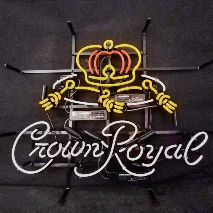 Neon Signs Land Neon Signs Purple Crown Royal Whiskey Neon Light Sign