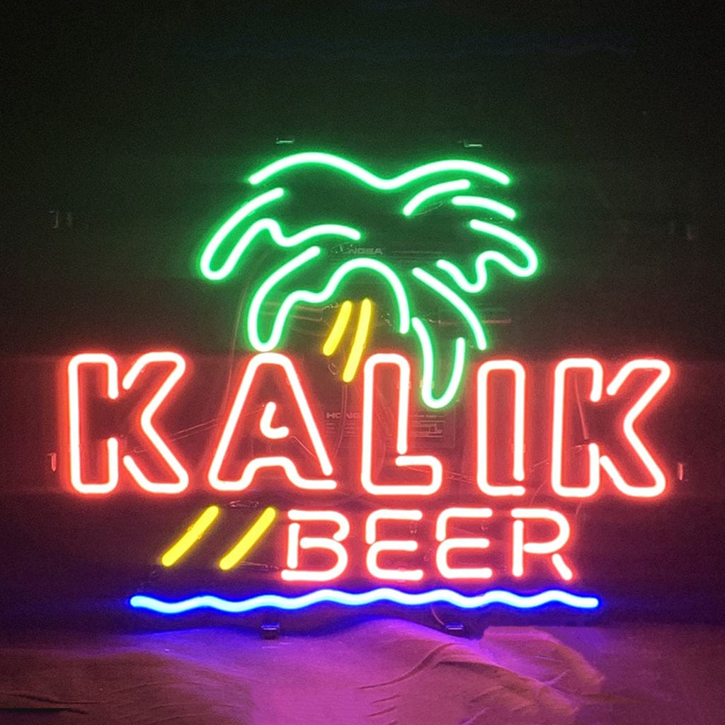 Neon Signs Land Neon Signs Red Kalik Beer Coconut Palm Tree Neon Signs Light