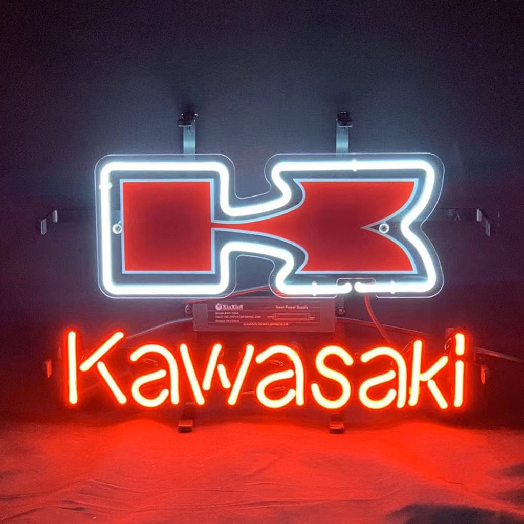 Neon Signs Land Neon Signs Red Kawasaki Beer Neon Signs Light