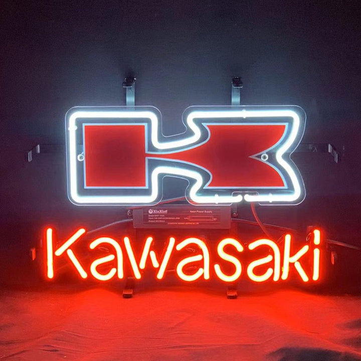 Neon Signs Land Neon Signs Red Kawasaki Beer Neon Signs Light