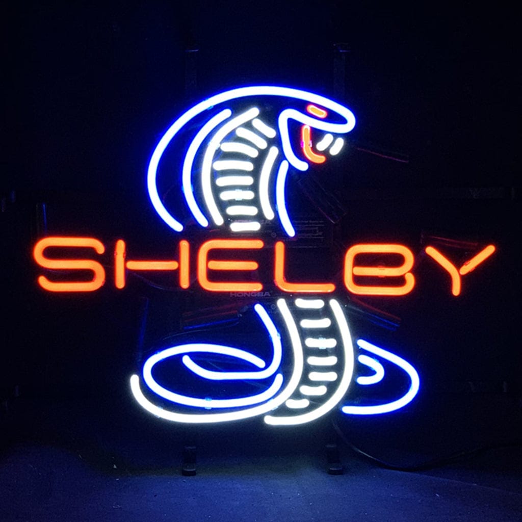 Neon Signs Land Neon Signs Red Shelby Auto Car Blue Cobra Neon Light Sign