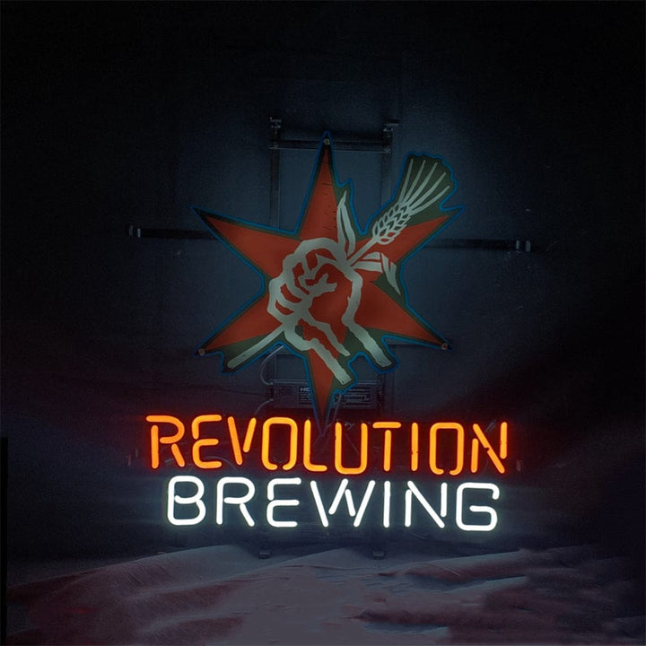 Neon Signs Land Neon Signs Revolution Brewing Beer Neon Signs Light
