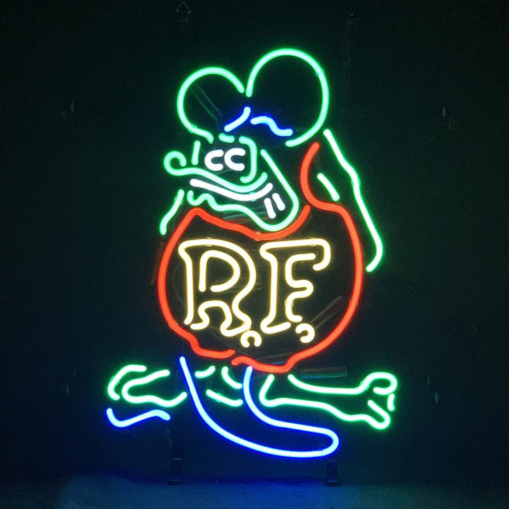 Neon Signs Land Neon Signs RF Rat Fink Mouse Neon Signs