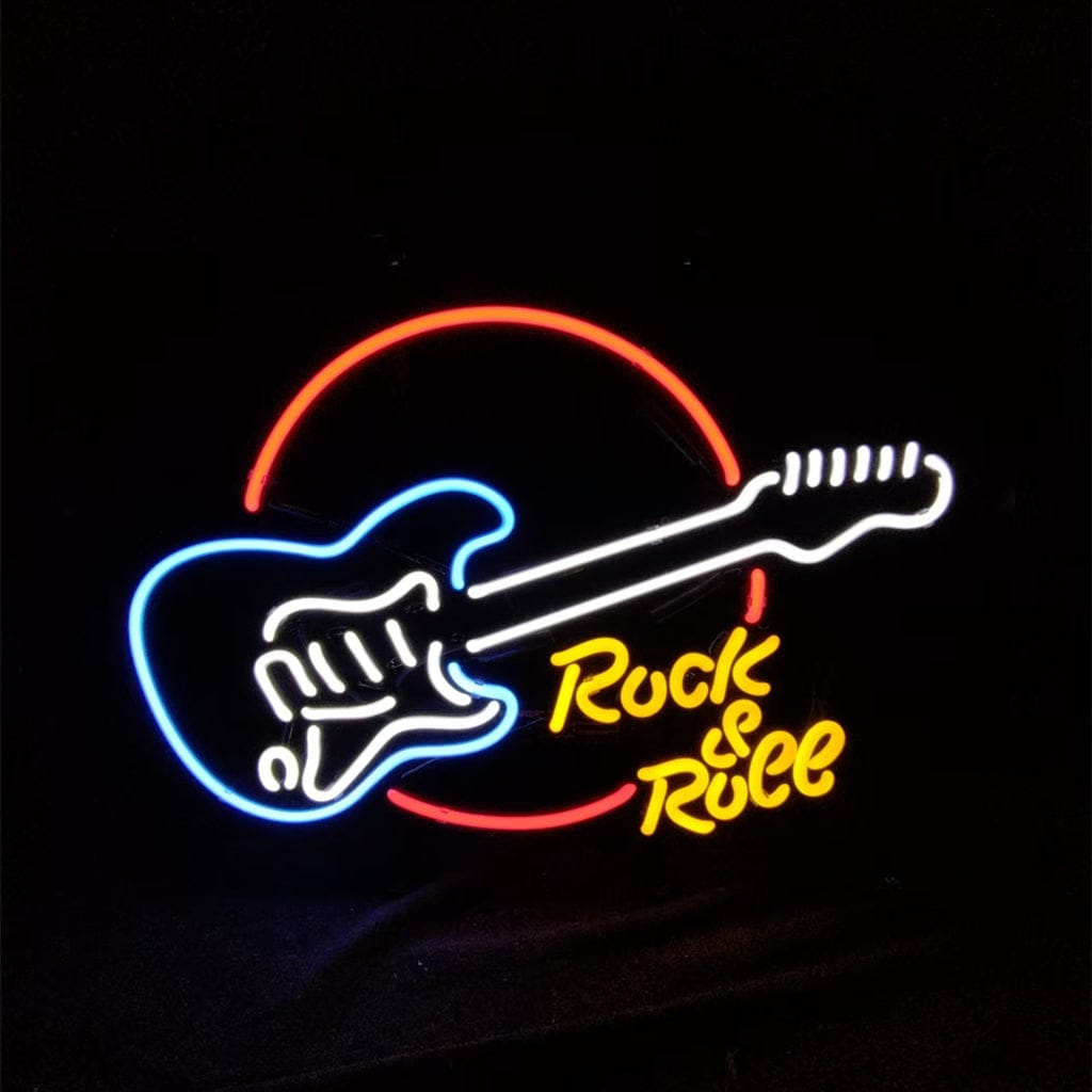 Neon Signs Land Neon Signs Rock&Roll Guitar Neon Signs