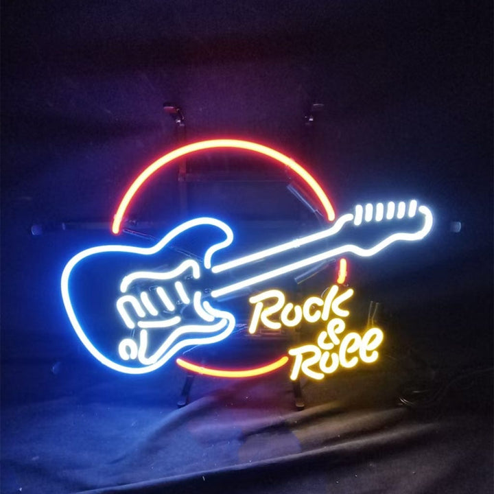 Neon Signs Land Neon Signs Rock&Roll Guitar Neon Signs