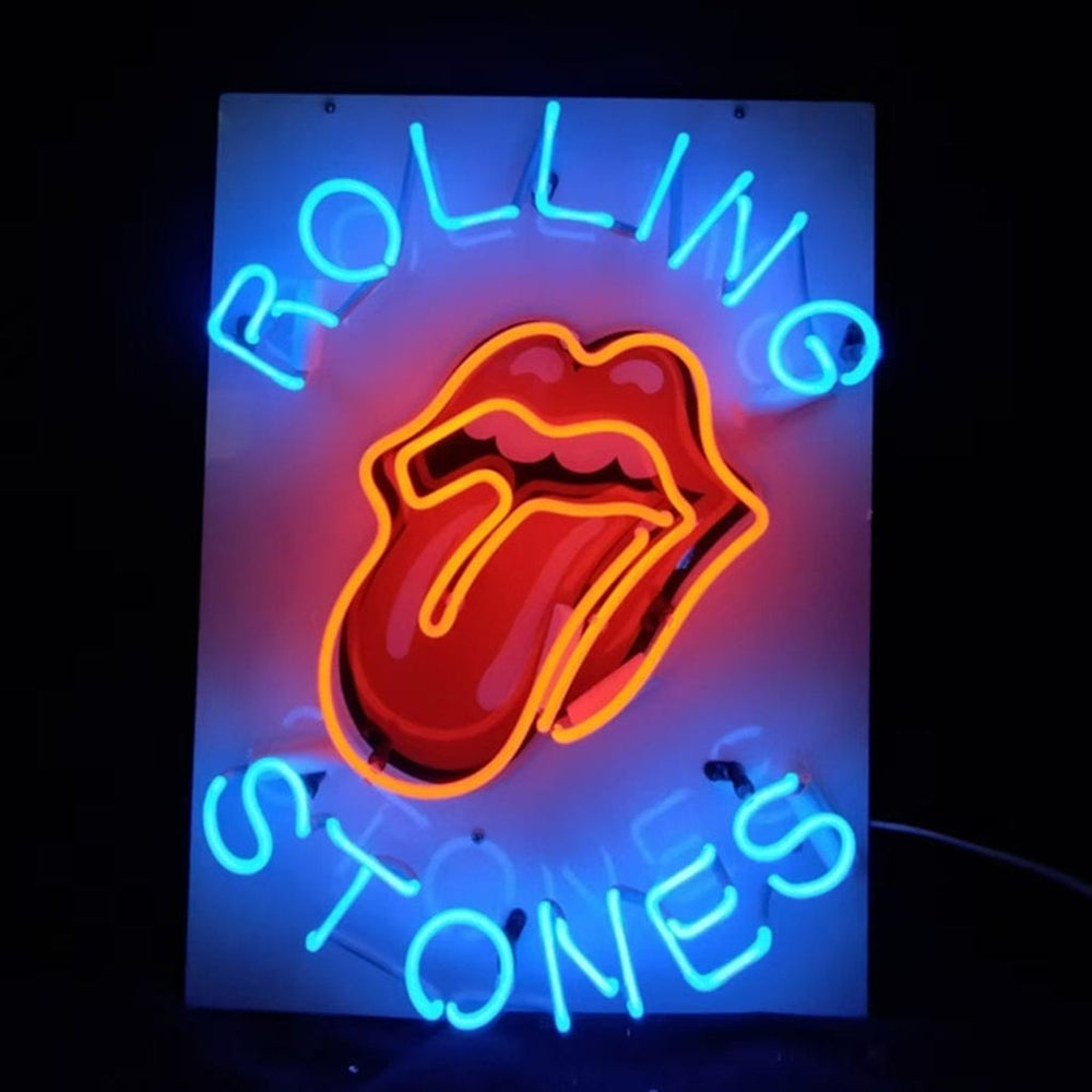 Neon Signs Land Neon Signs Rolling Stones Rock Roll Band Logo Neon Signs Light