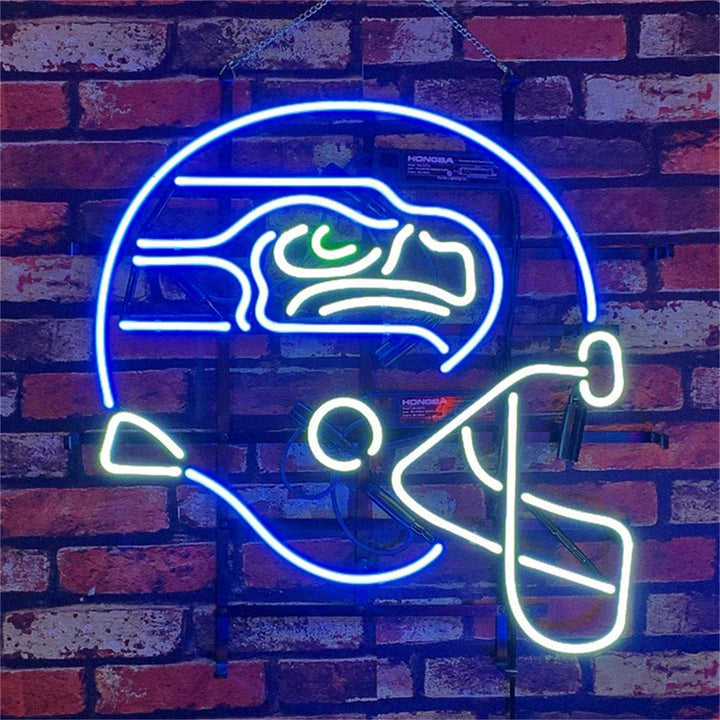 Neon Signs Land Neon Signs Seattle Seahawks Helmet Neon Signs Light