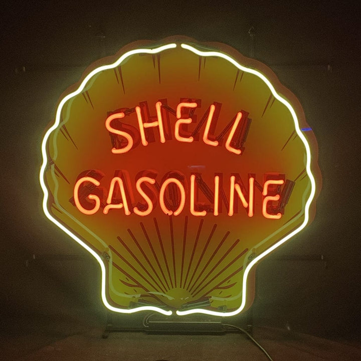 Neon Signs Land Neon Signs Shell Gasoline Neon Signs Light