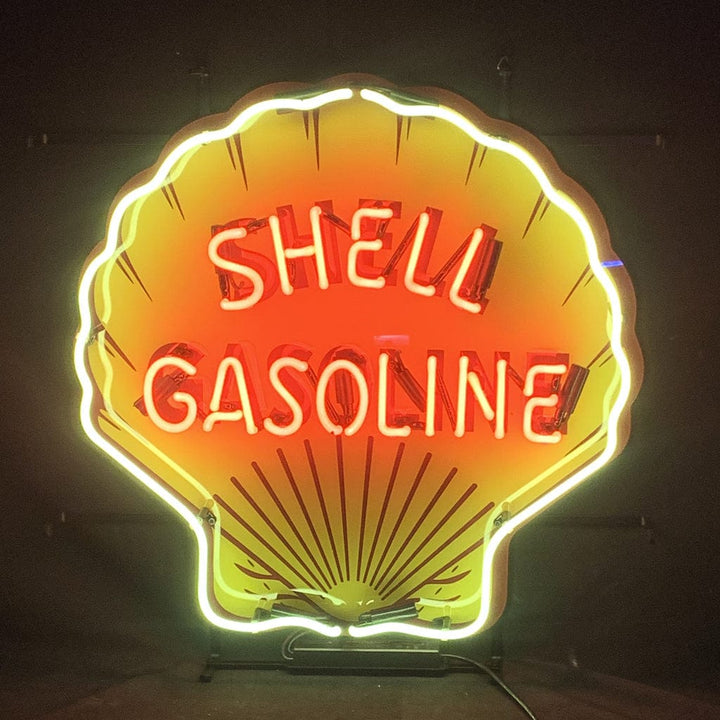 Neon Signs Land Neon Signs Shell Gasoline Neon Signs Light