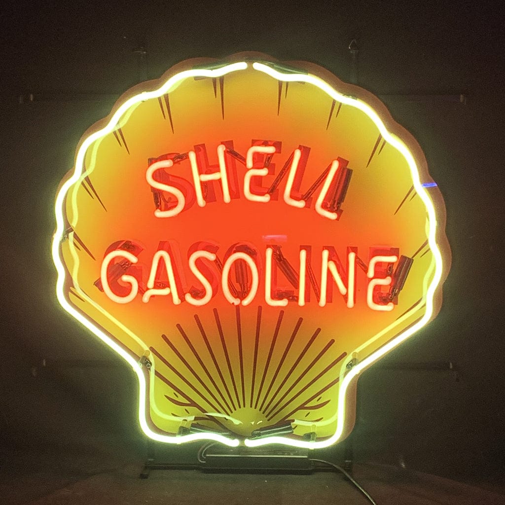 Neon Signs Land Neon Signs Shell Gasoline Neon Signs Light