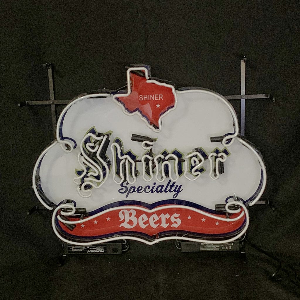 Neon Signs Land Neon Signs Shiner Specialty Beers with Texas Map Neon Sign Light