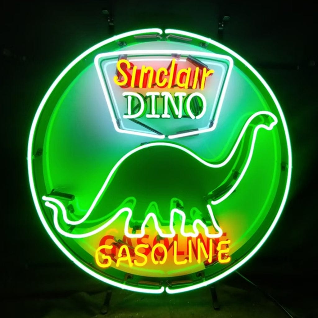 Neon Signs Land Neon Signs Sinclair Dino Gasoline Neon Signs Light