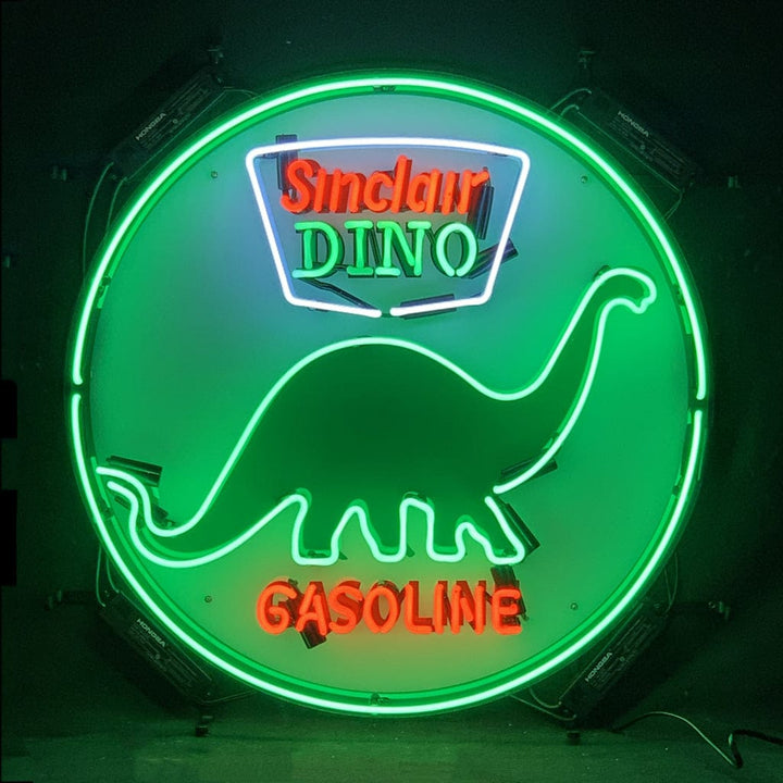 Neon Signs Land Neon Signs Sinclair Dino Gasoline Neon Signs Light