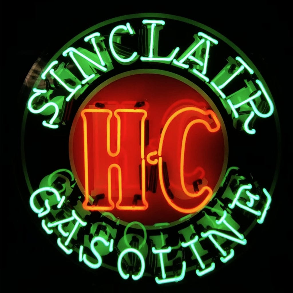 Neon Signs Land Neon Signs Sinclair HC Gasoline Neon Signs Light