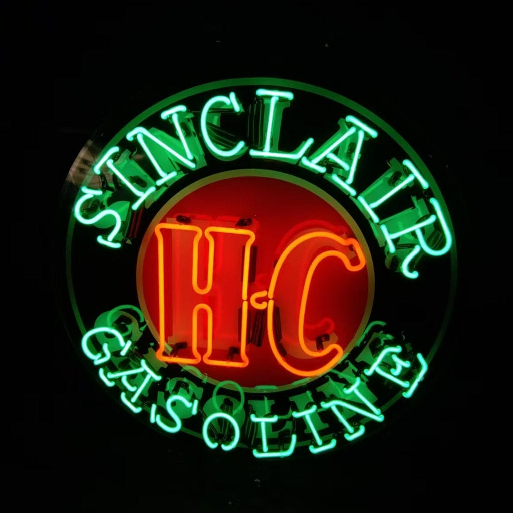 Neon Signs Land Neon Signs Sinclair HC Gasoline Neon Signs Light