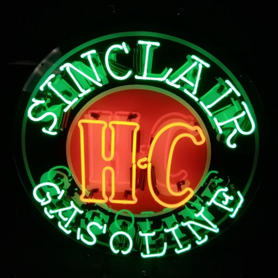 Neon Signs Land Neon Signs Sinclair HC Gasoline Neon Signs Light