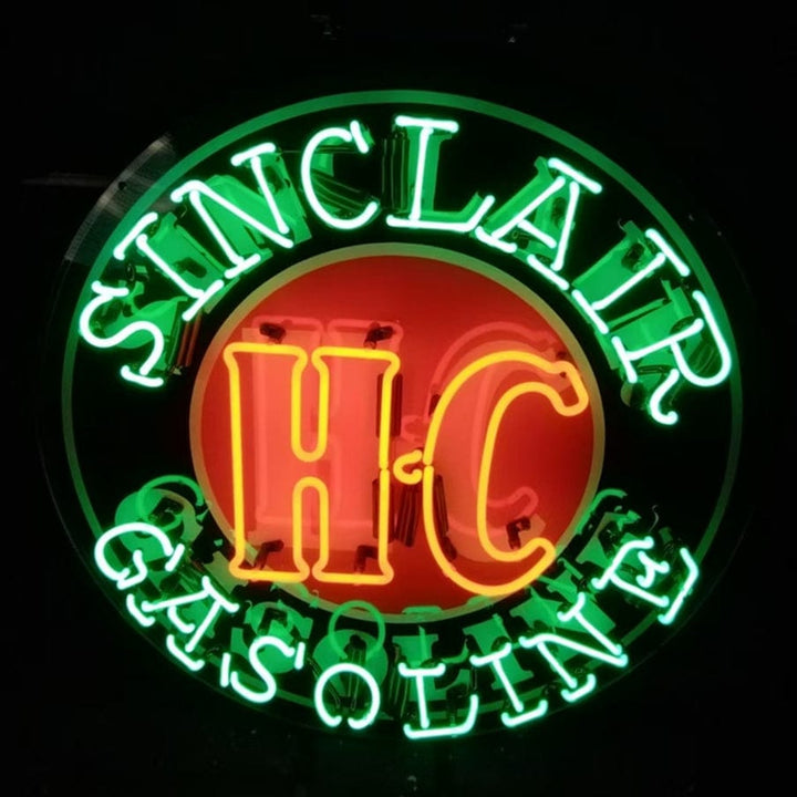 Neon Signs Land Neon Signs Sinclair HC Gasoline Neon Signs Light