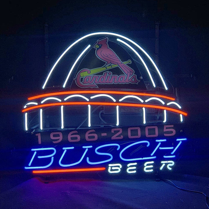 Neon Signs Land Neon Signs St.Louis Cardinals 1966-2005 Busch Beer Neon Signs