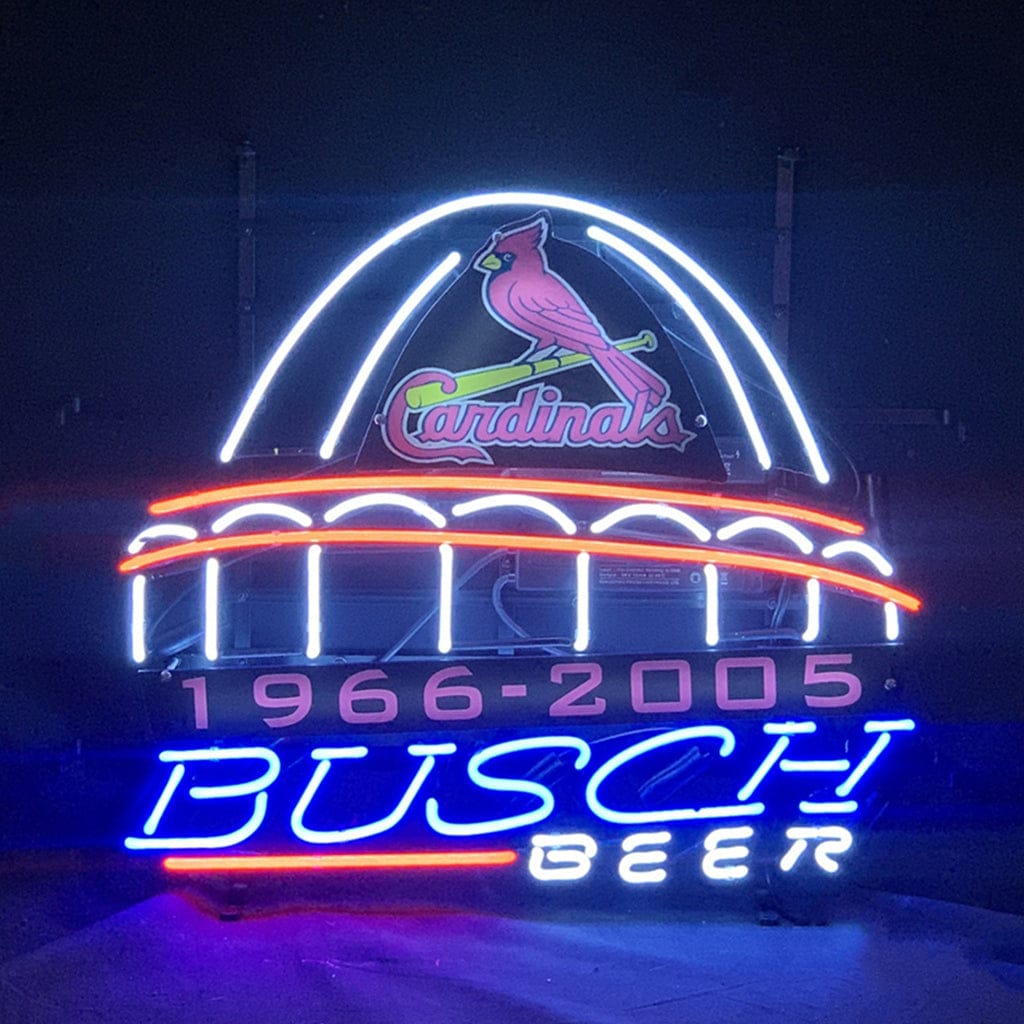 Neon Signs Land Neon Signs St.Louis Cardinals 1966-2005 Busch Beer Neon Signs