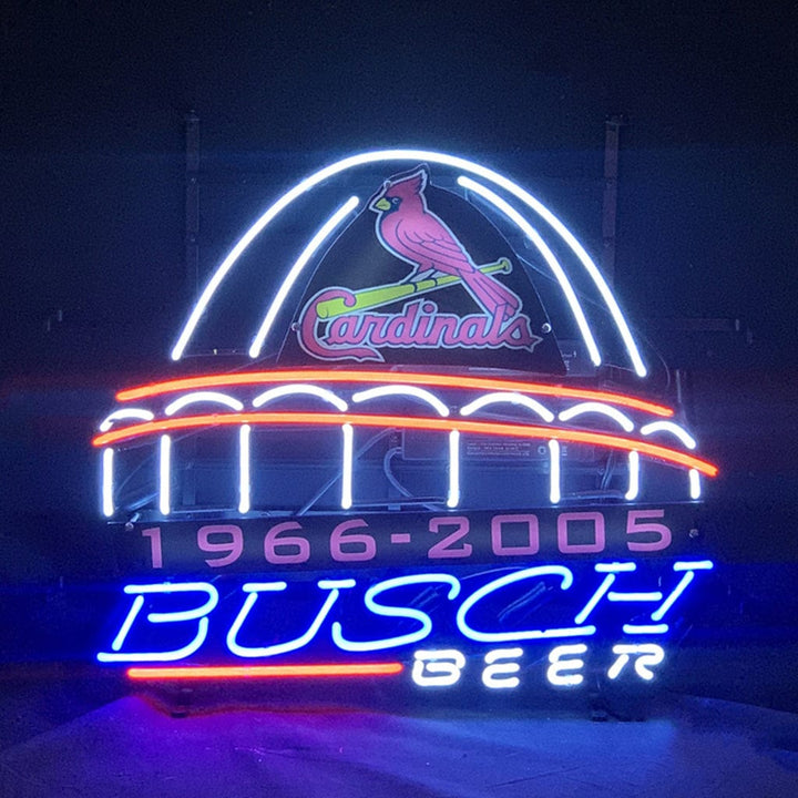 Neon Signs Land Neon Signs St.Louis Cardinals 1966-2005 Busch Beer Neon Signs