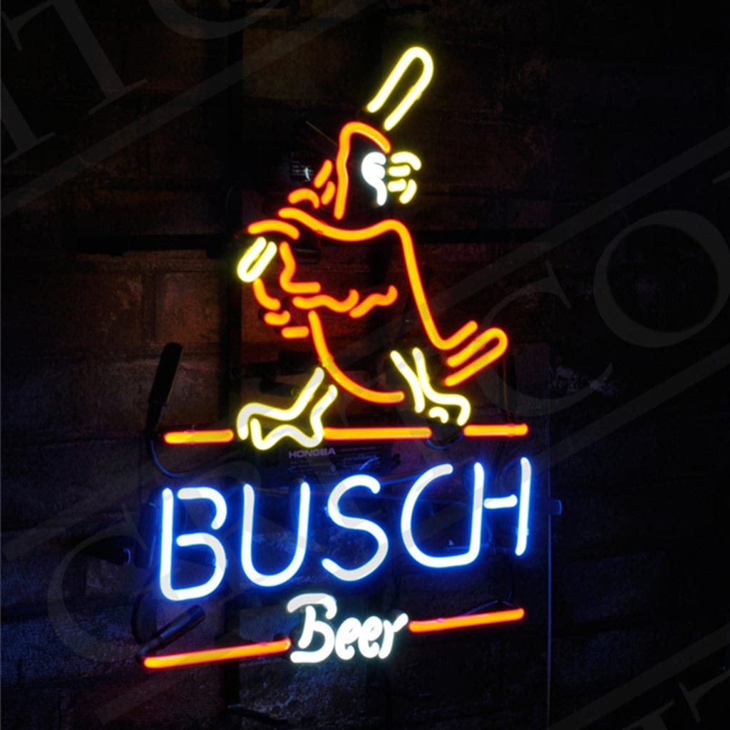 Neon Signs Land Neon Signs St.Louis Cardinals Busch Beer Neon Light Sign