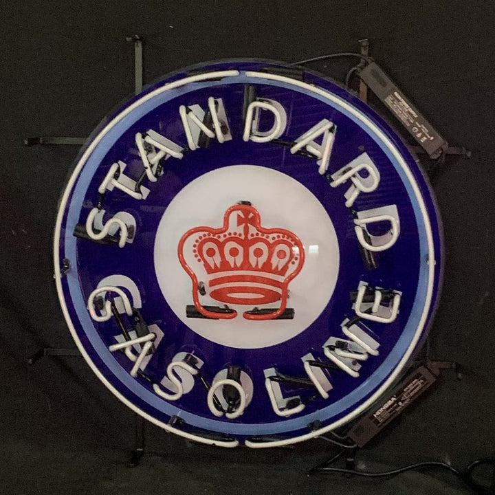 Neon Signs Land Neon Signs Standard Gasoline Crown Neon Light Sign