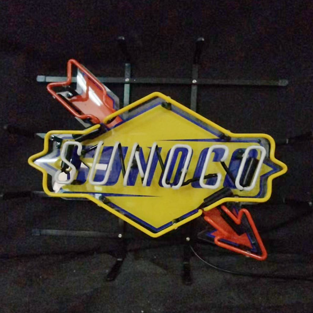Neon Signs Land Neon Signs Sunoco Gasoline Company Logo Neon Sign Light