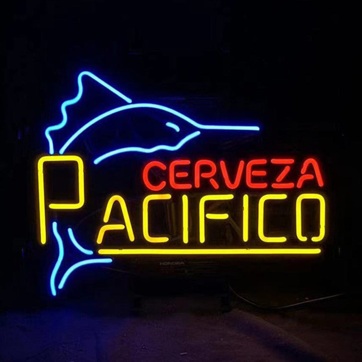 Neon Signs Land Neon Signs Swordfish Cerveza Pacifico Neon Signs Light