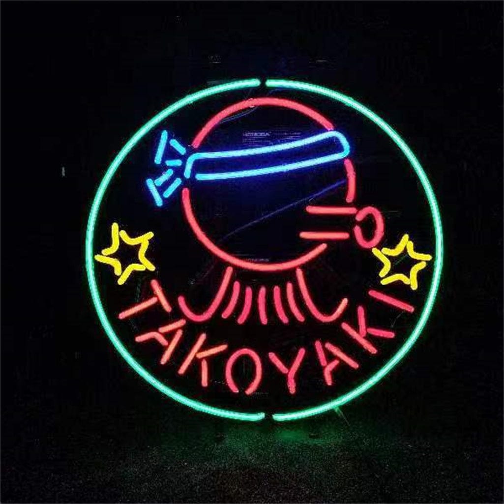 Neon Signs Land Neon Signs Takoyaki Snack Neon Signs Light
