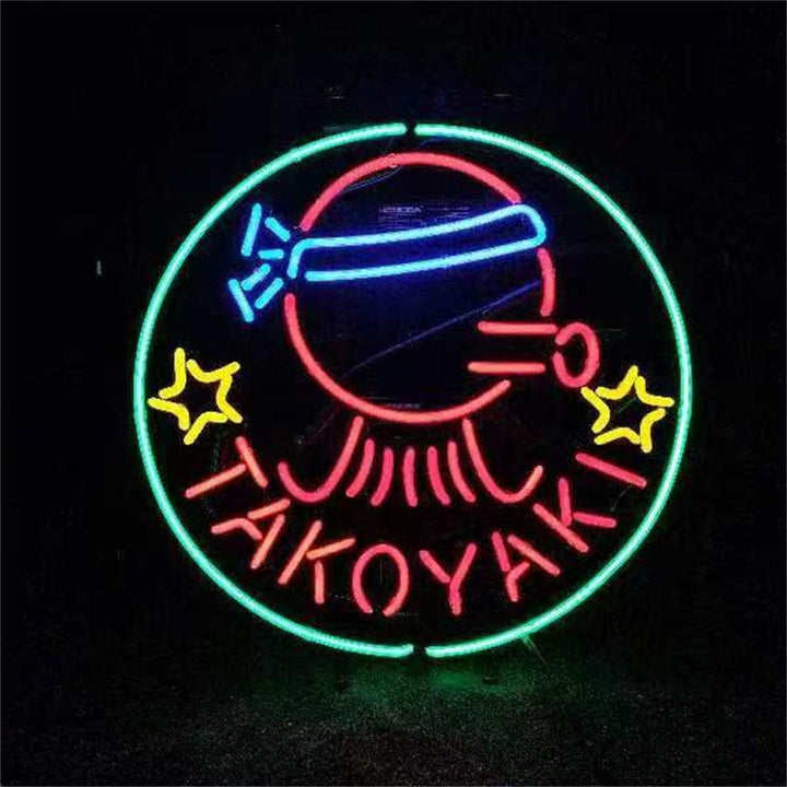 Neon Signs Land Neon Signs Takoyaki Snack Neon Signs Light