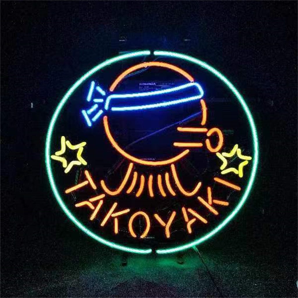 Neon Signs Land Neon Signs Takoyaki Snack Neon Signs Light