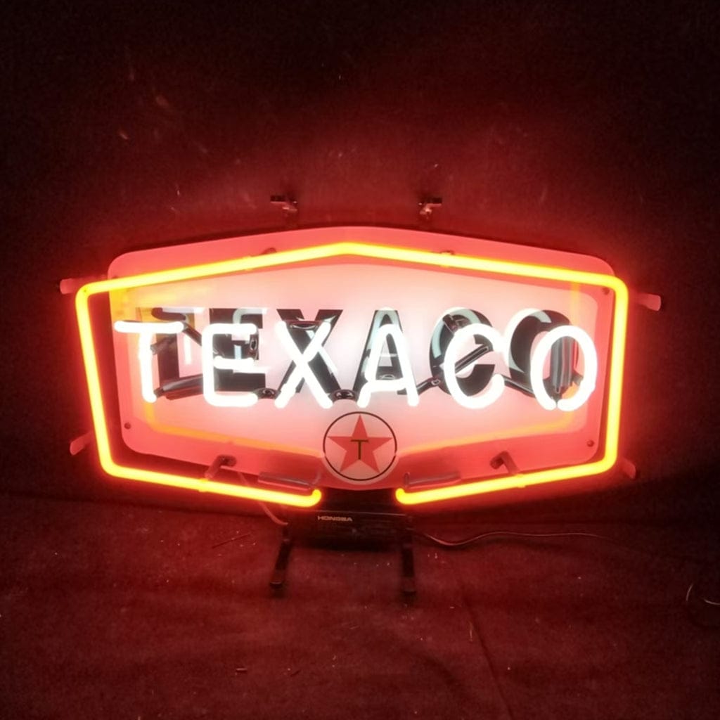 Neon Signs Land Neon Signs Texaco Gasoline Neon Light Sign