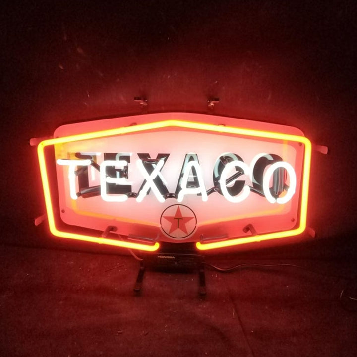Neon Signs Land Neon Signs Texaco Gasoline Neon Light Sign