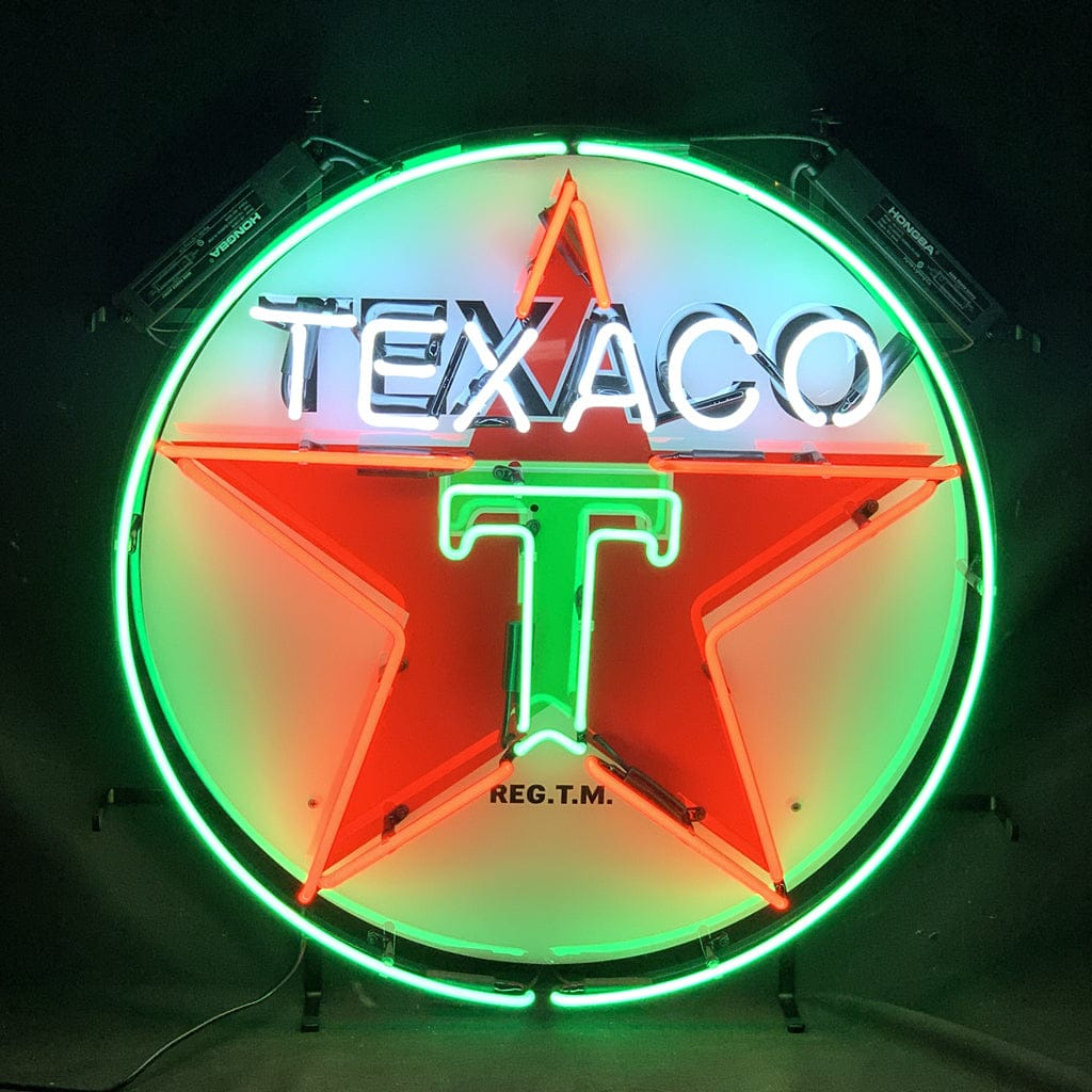 Neon Signs Land Neon Signs Texaco Gasoline Neon Signs Light