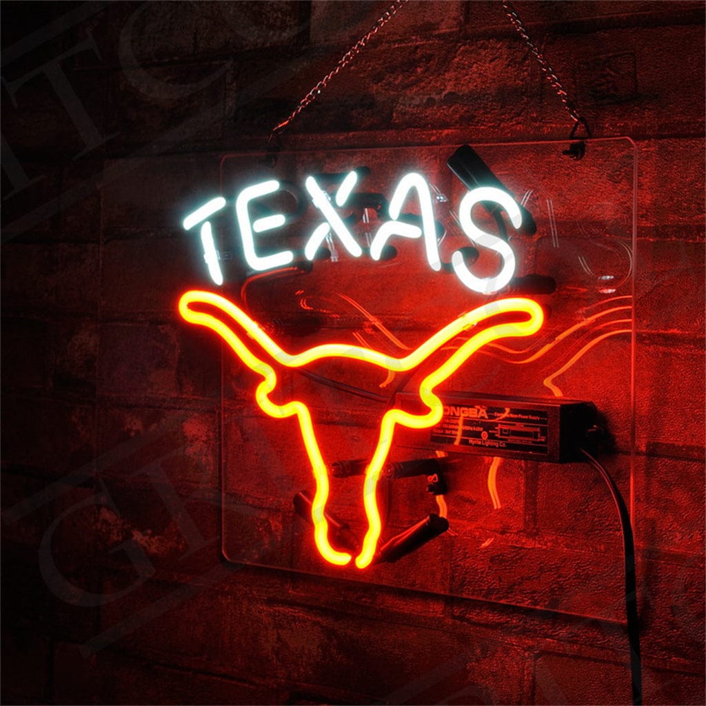 Neon Signs Land Neon Signs Texas Longhorn Neon Signs