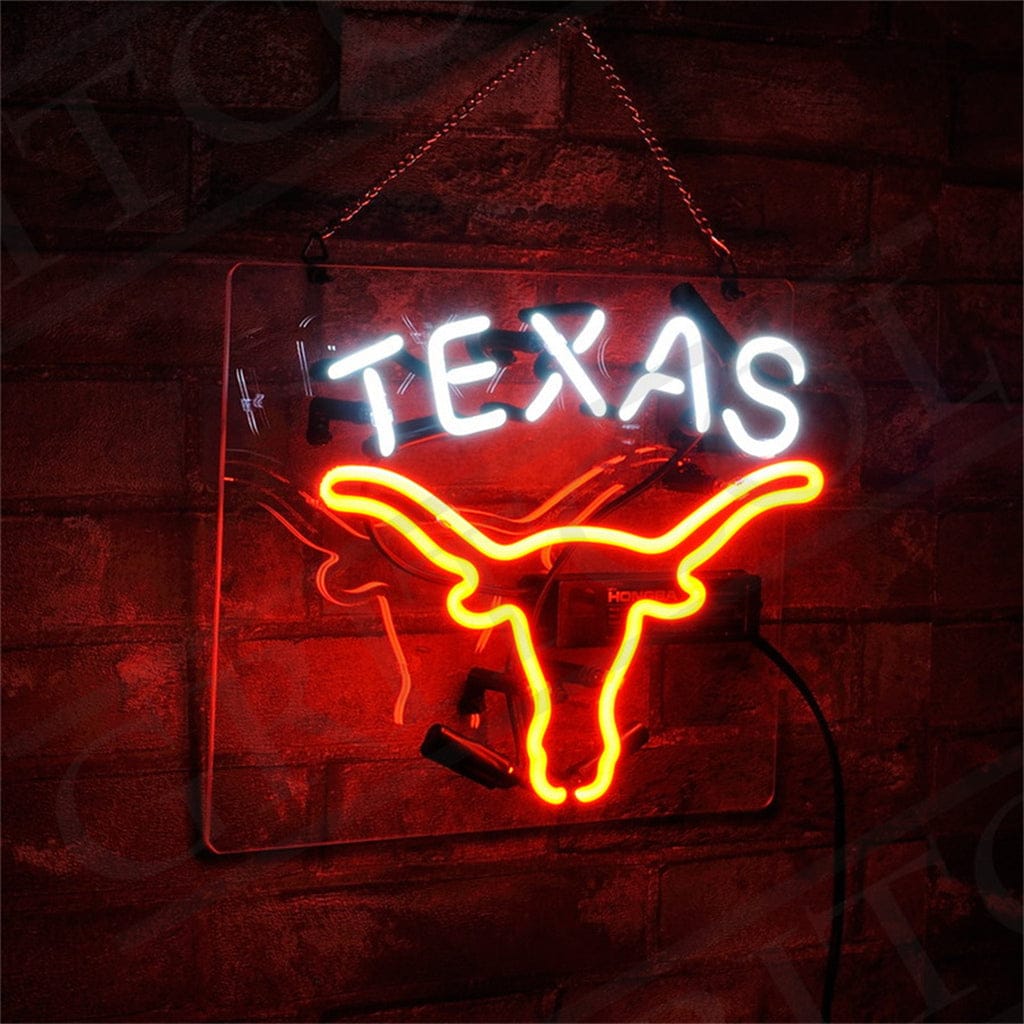 Neon Signs Land Neon Signs Texas Longhorn Neon Signs