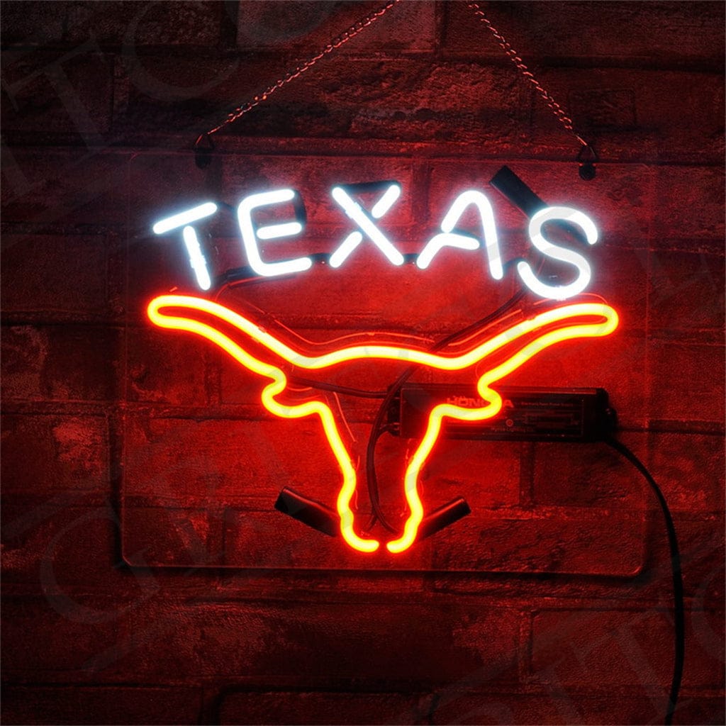 Neon Signs Land Neon Signs Texas Longhorn Neon Signs