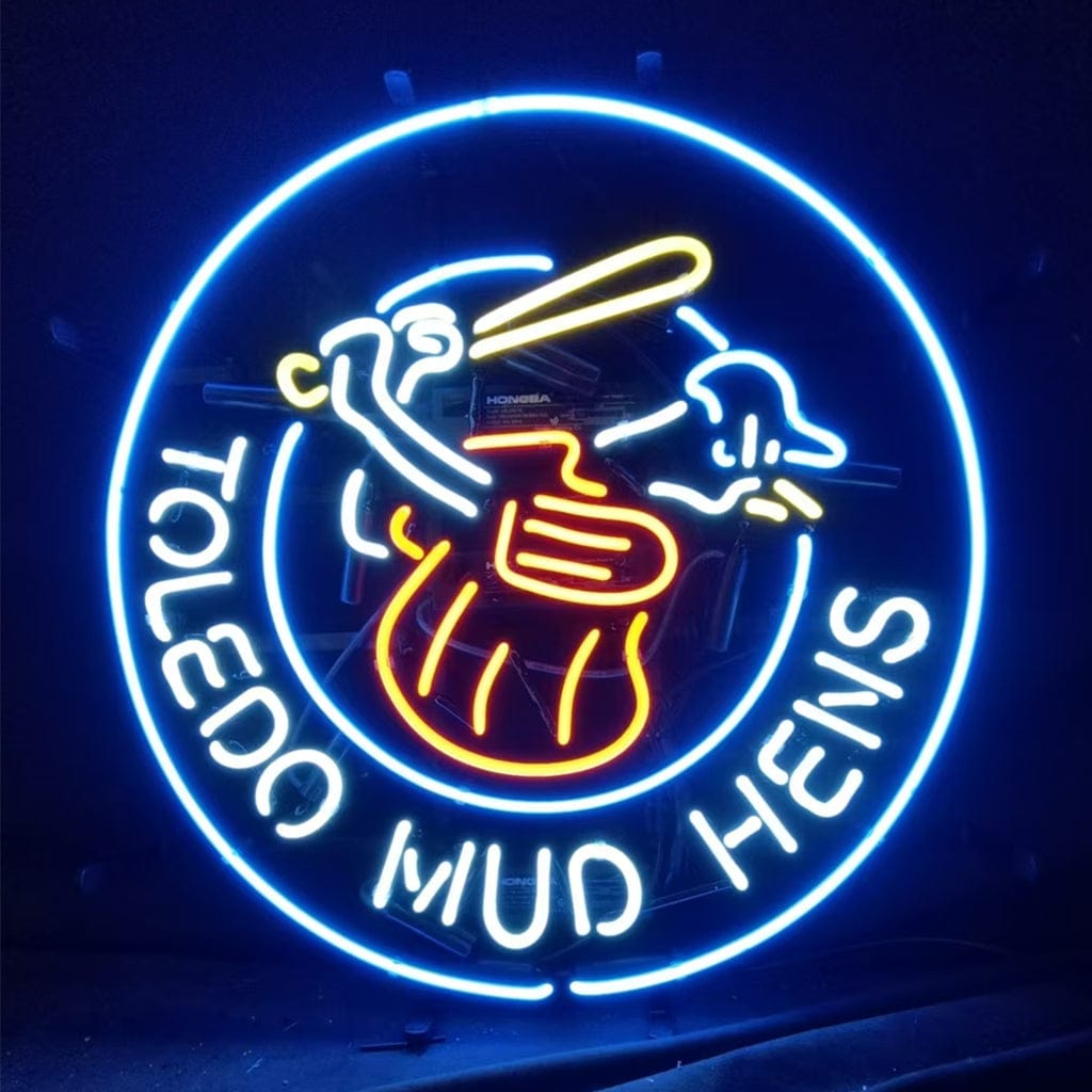 Neon Signs Land Neon Signs Toledo Mud Hens Sport Neon Signs