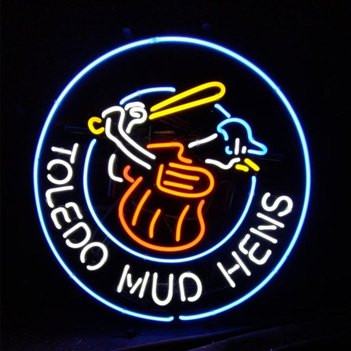 Neon Signs Land Neon Signs Toledo Mud Hens Sport Neon Signs
