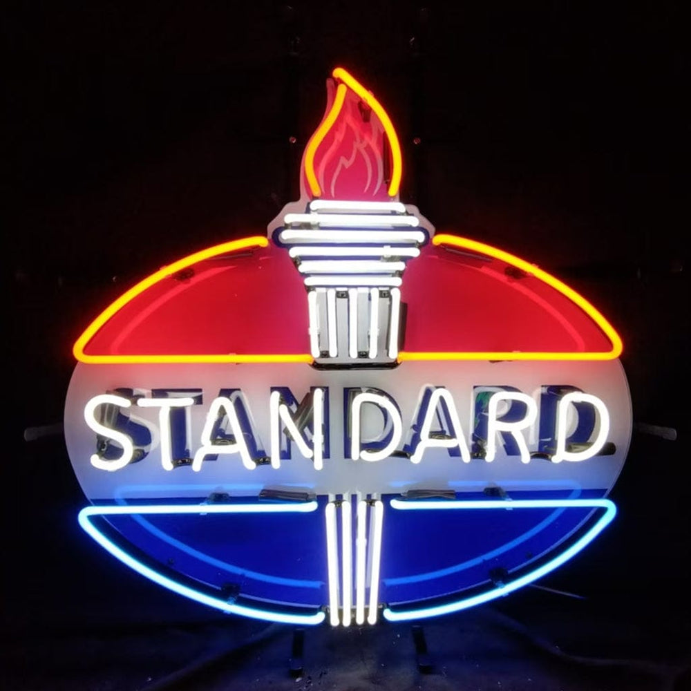 Neon Signs Land Neon Signs Torch with Standard Gasoline Neon Light Sign