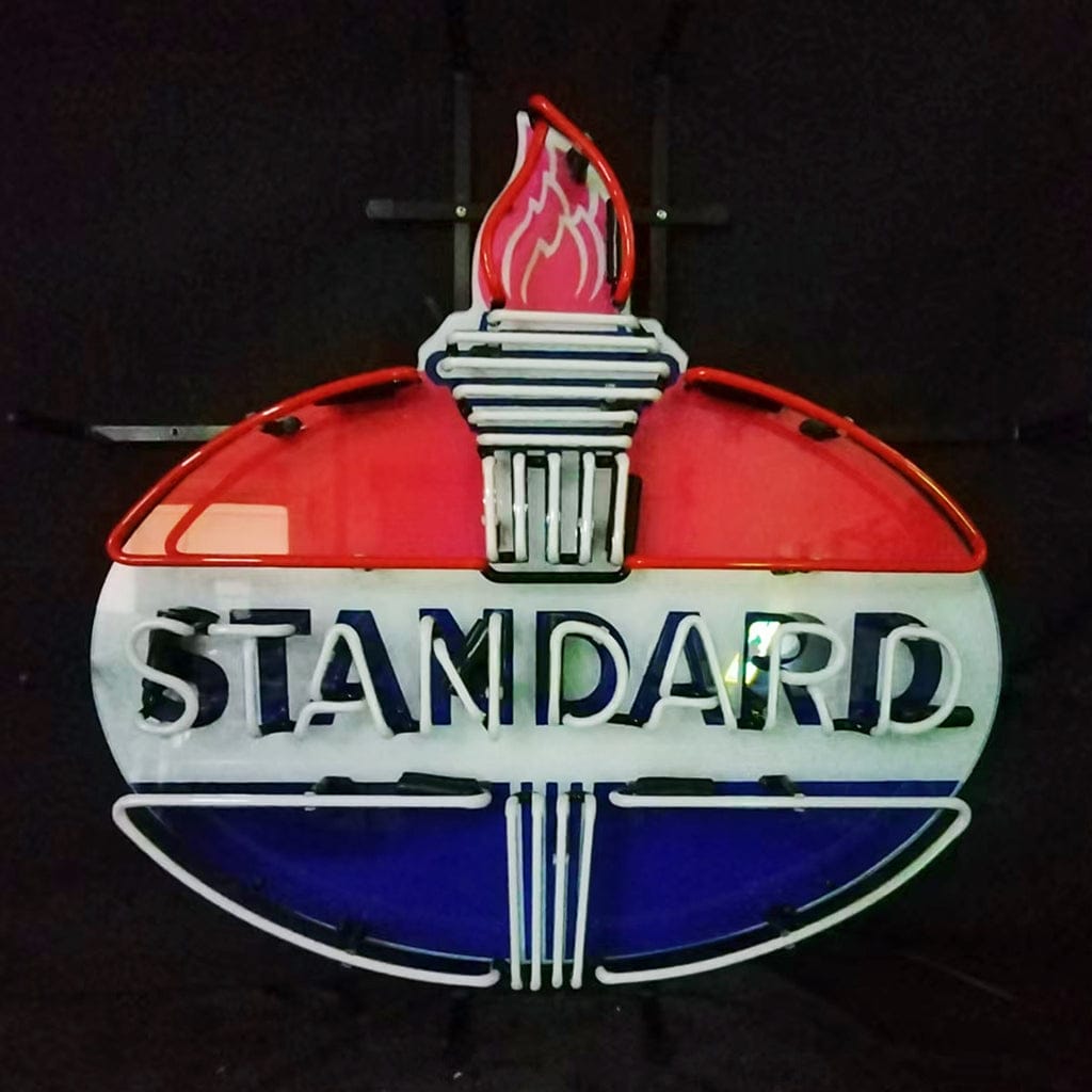 Neon Signs Land Neon Signs Torch with Standard Gasoline Neon Light Sign