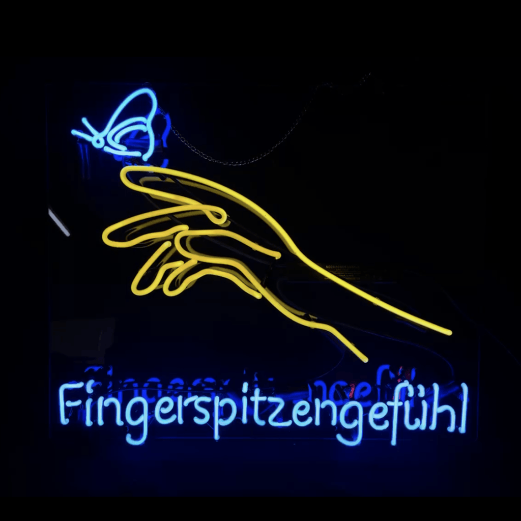 Neon Signs Land Neon Signs Touch Butterfly Fingerspitzengefuhl Neon Signs
